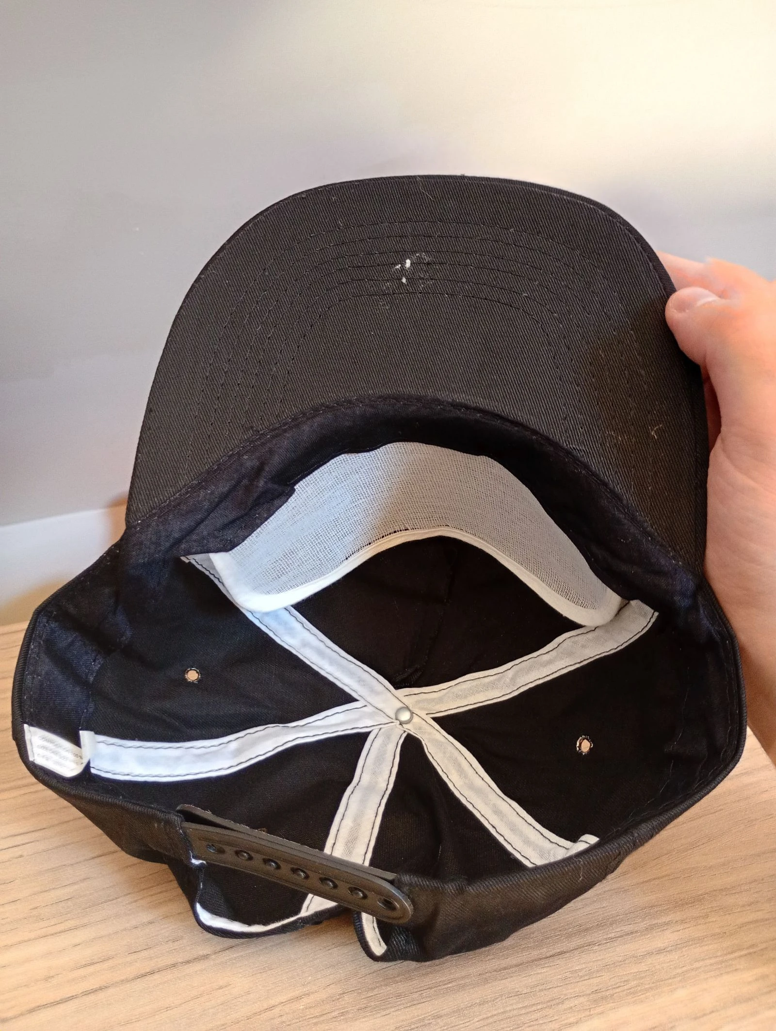 Casquette vintage années 90 snapback noir réglable  – photo 2